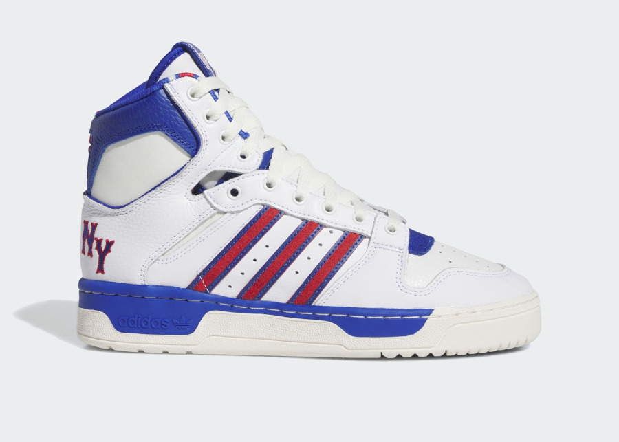 Adidas Conductor High blanche bleue et rouge (4)