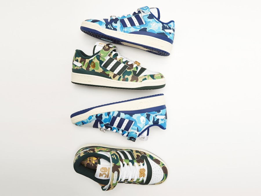 Bape x Adidas Forum 84 Low 30th Anniversary