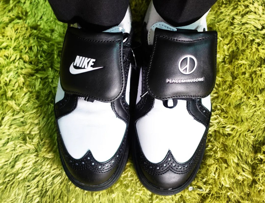 Brogue Nike Kwondo 1 x Peaceminusone Black White DH2482-101