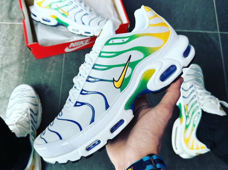 Nike Air Max Plus TN1 Brazil (drapeau du Brésil) DZ3671-101 (couv)