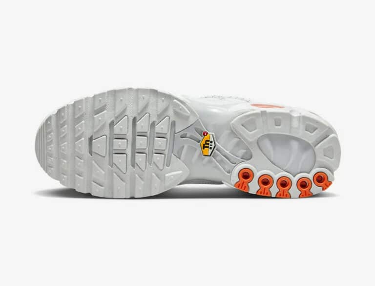 air max plus white orange