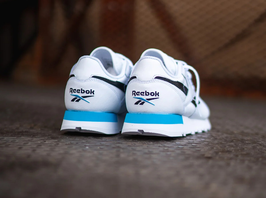 Шкарпетки чоловічі "reebok" blanche noire et bleue (4)