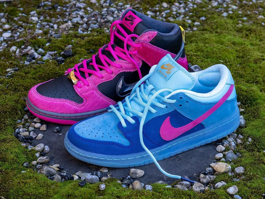 RunTheJewels x Nike Dunk Low Pro SB Deep Royal Blue and Active Pink (4)