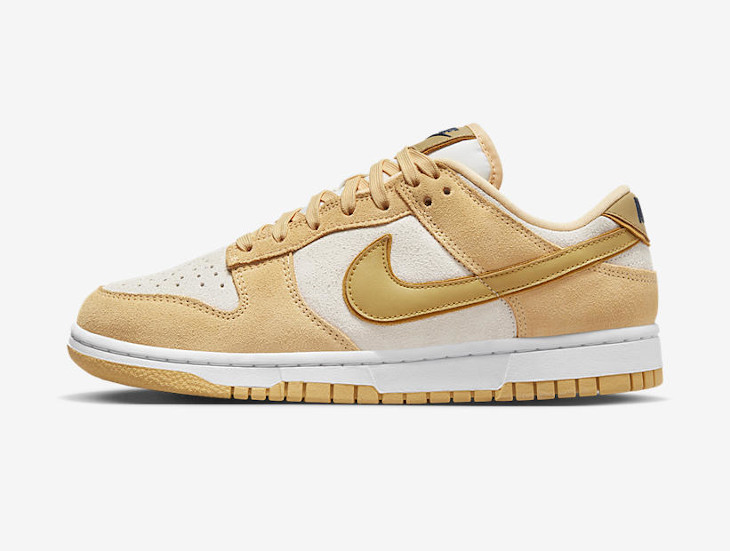 Nike Dunk Low Gold Suede