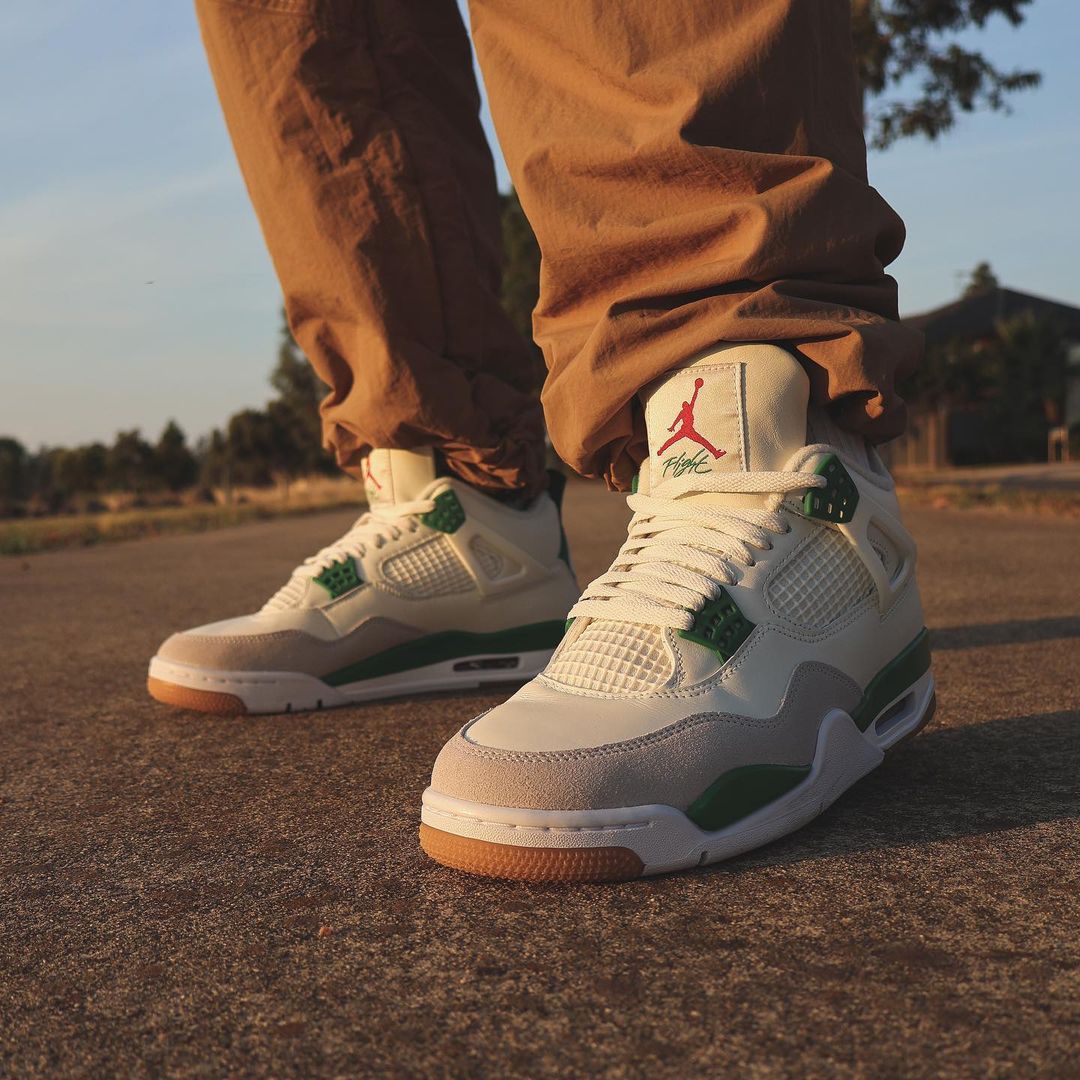 Nike SB Air Jordan 4 Pine Green @mercurialkicks