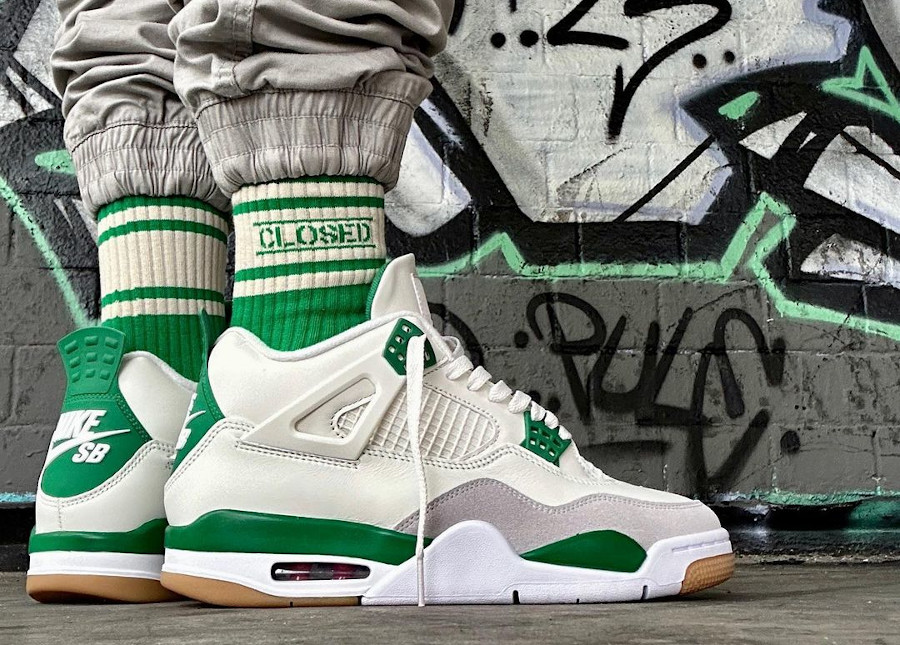 Nike SB Air Jordan 4 Pine Green @sneakay38 (couv)