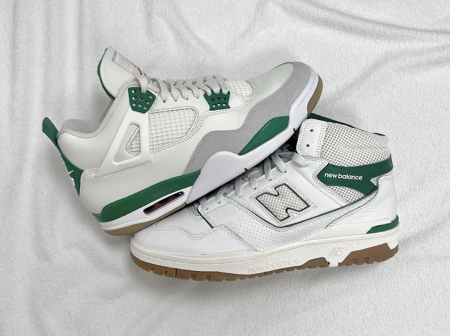 NB 650 BB650RG1 x ALD Aimé Leon Dore 'Mulberry' White Green