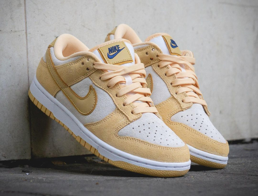 Nike Dunk Low Gold Suede Celestial Or Céleste DV7411-200