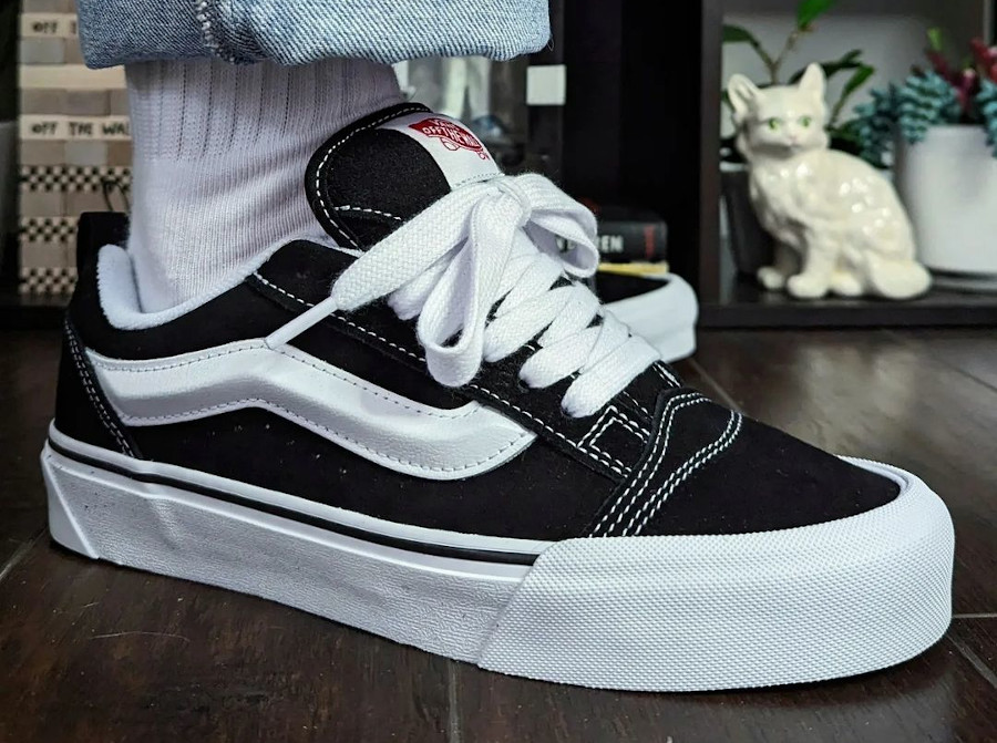 Vans Knu Skool Black White