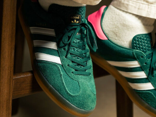 adidas Gazelle Indoor Collegiate Green Lucid Pink IG5929 (couv)