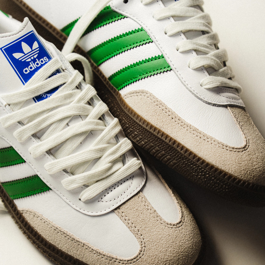 Adidas Samba Og Baskets Décontracté Blanc Vert