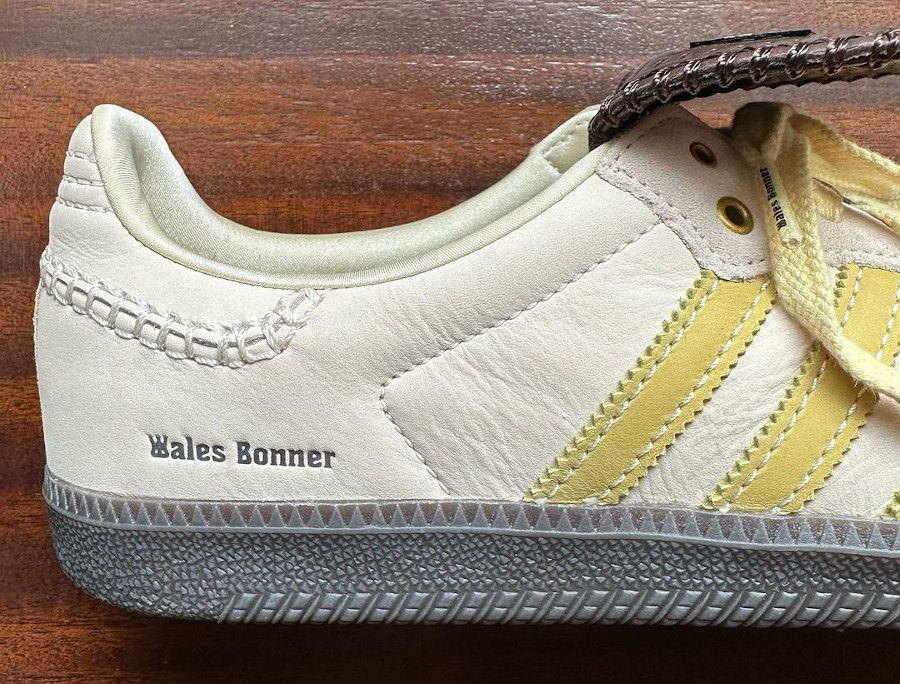 adidas Samba x WB Wales Bonner Nubuck Ecru Tint Yellow ID0217