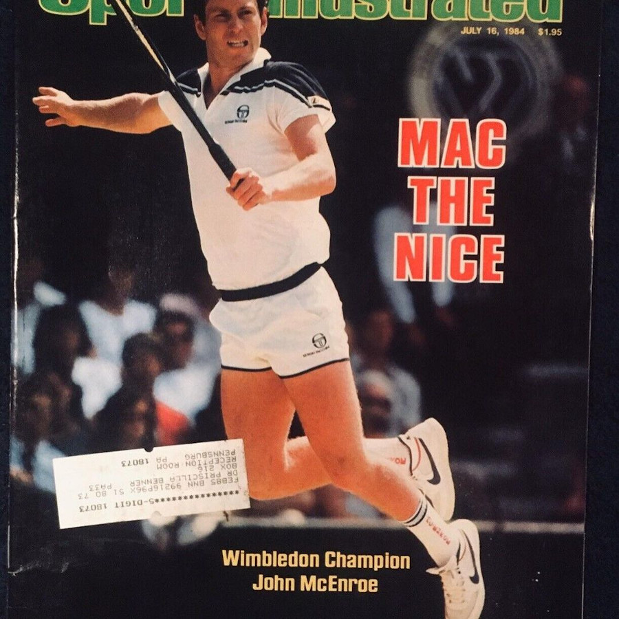 John McEnroe couverture Sport Illustrated Wimbledon 1984
