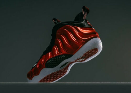 Nike air foamposite red on sale