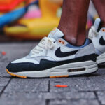 Nike Air Max 1 Athlelic Dept voile beige clair on feet (2)