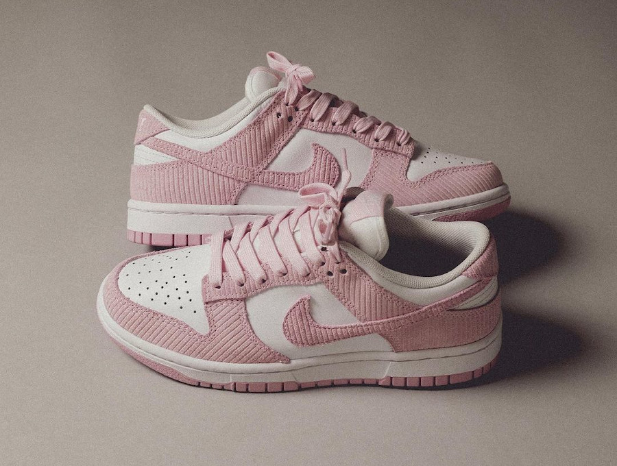 Nike Dunk Low Pink Foam Corduroy (velours rose) FN7167-100