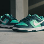 Nike Dunk Low bleu pétrole et vert émeraude (4)