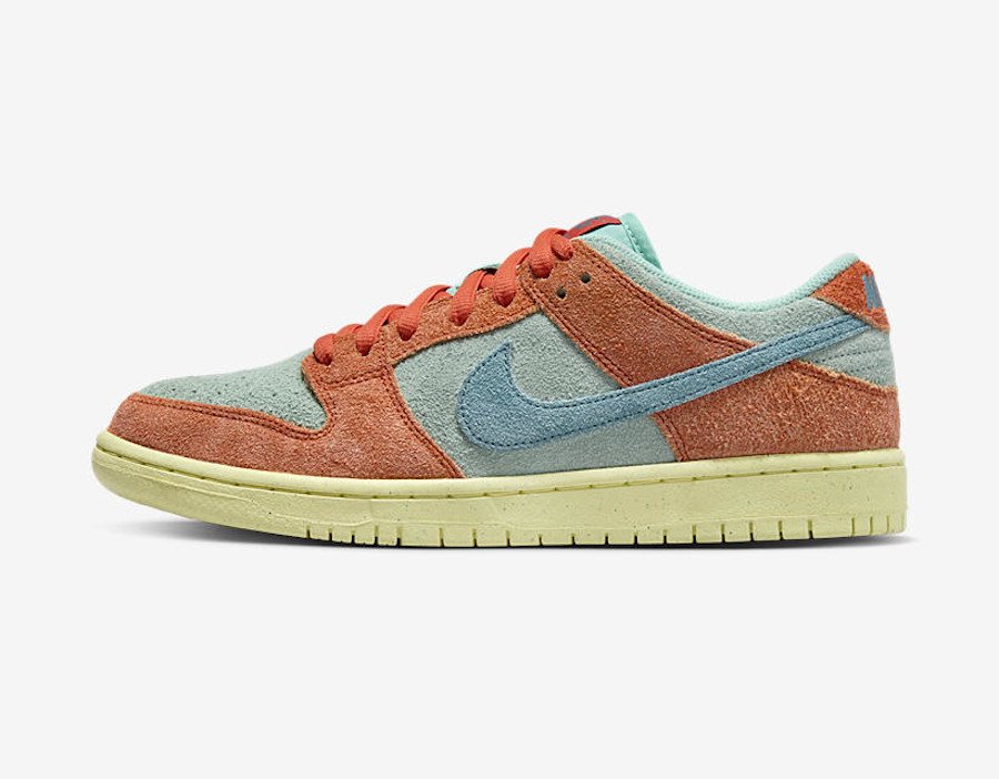 Nike SB Dunk Low Orange Emerald Rise