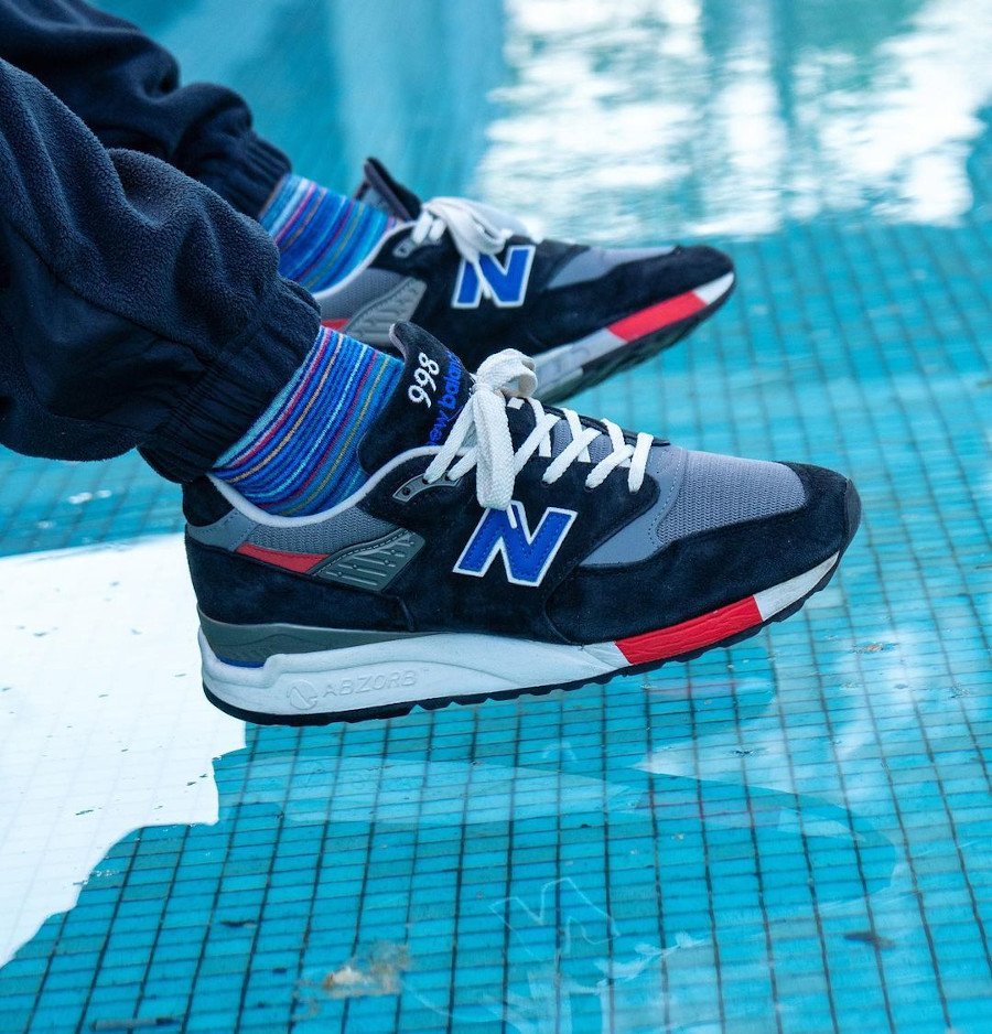 2014 New Balance M998HL Catch 22 Black Blue Red @sneakerrob