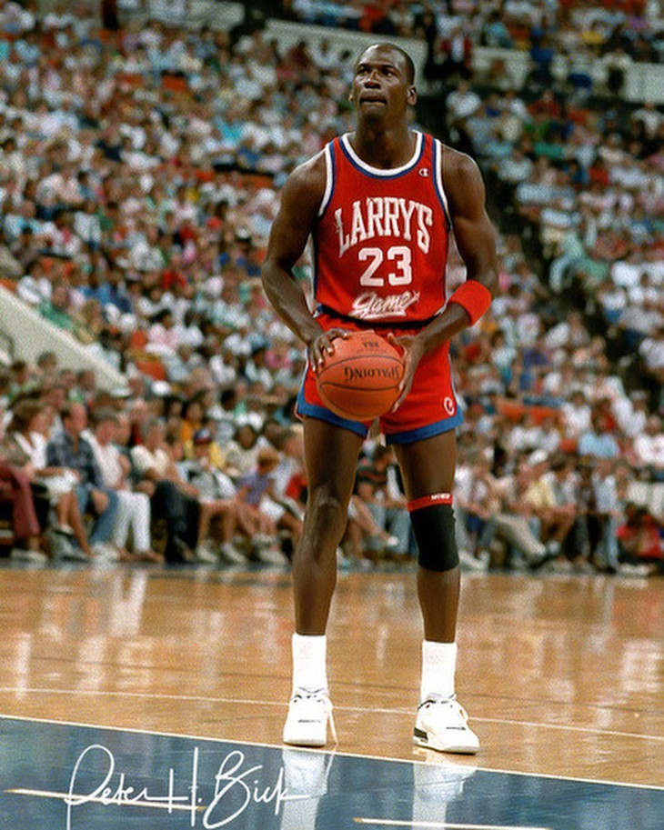 Michael Jordan en Nike Air Ace en 1988