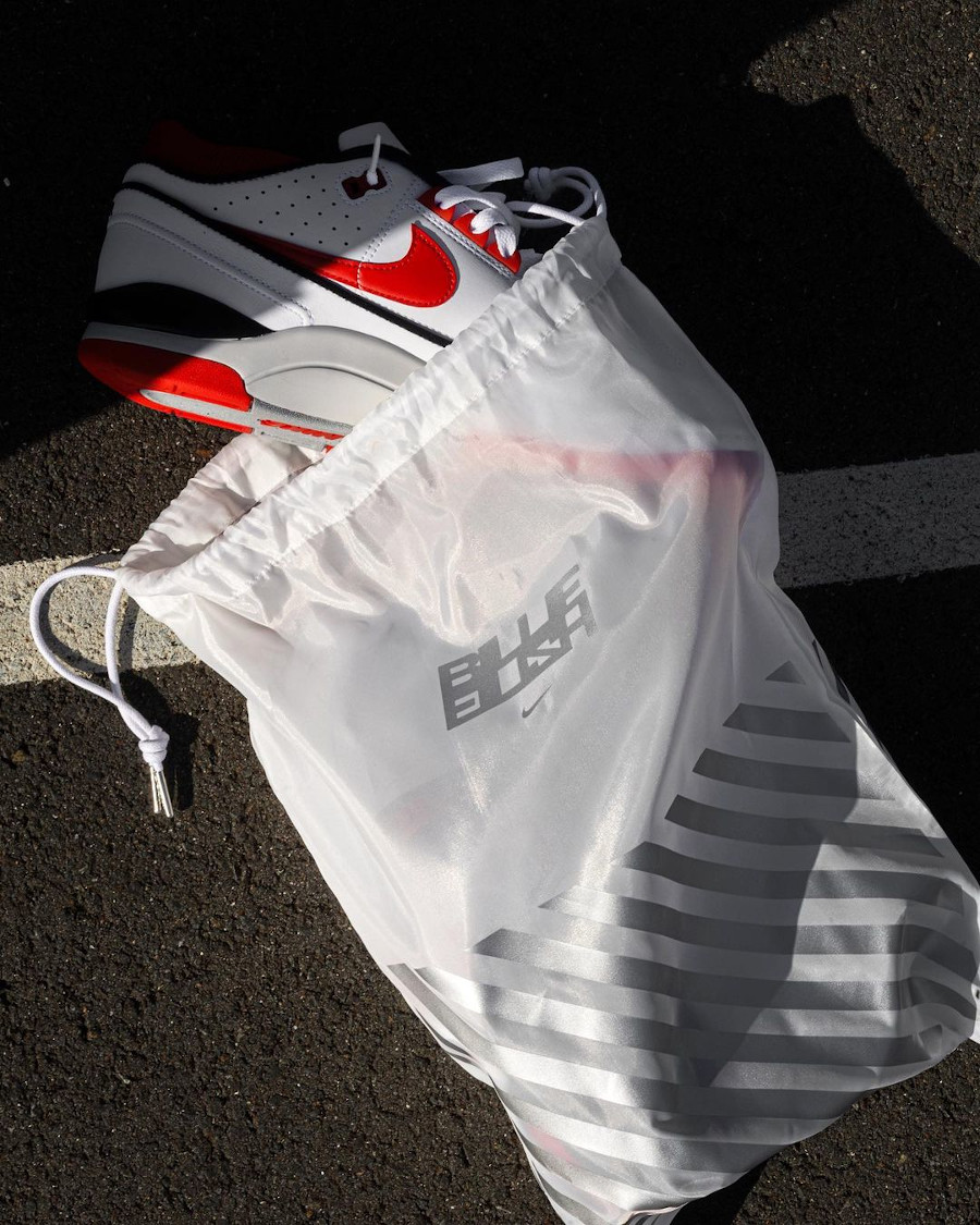 Nike Air Force Alpha 88 Billie blanche et rouge (1)