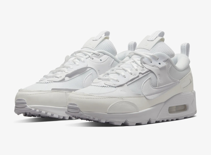 Nike Air Max 90 Futura Triple White pas cher