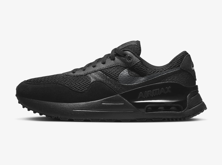 Nike Air Max Systm Triple Black pas cher