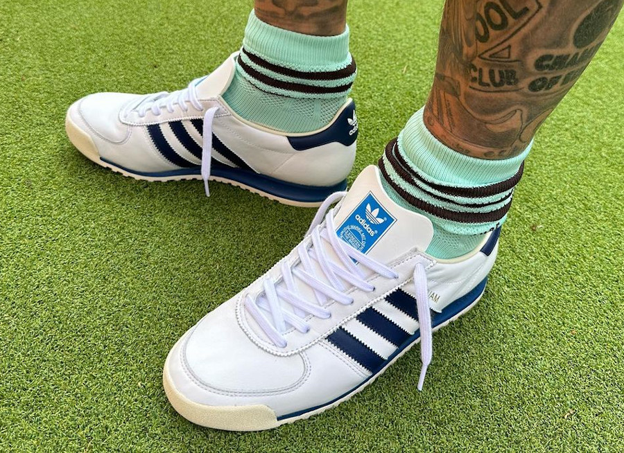 adidas Guam Cloud White Dark Blue Island Series 2023 ID2110