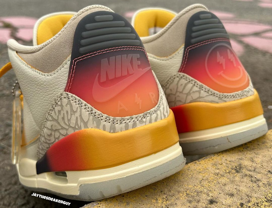 J Balvin x Air Jordan 3 Sunset Medellin coucher de soleil FN0344-901