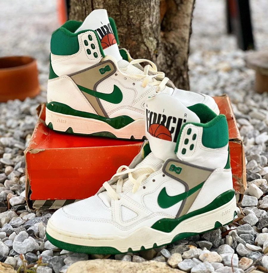 Nike Air Force 3 High Og White Green 1988