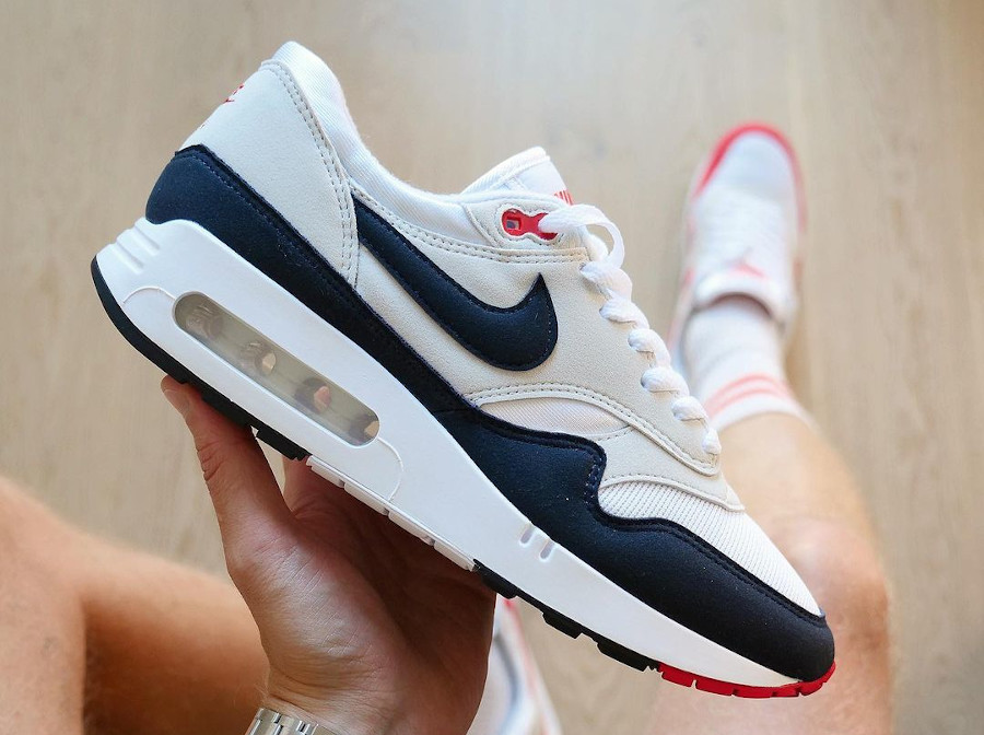 Nike Air Max 1 '86 Big Bubble OG Dark Obsidian and University Red