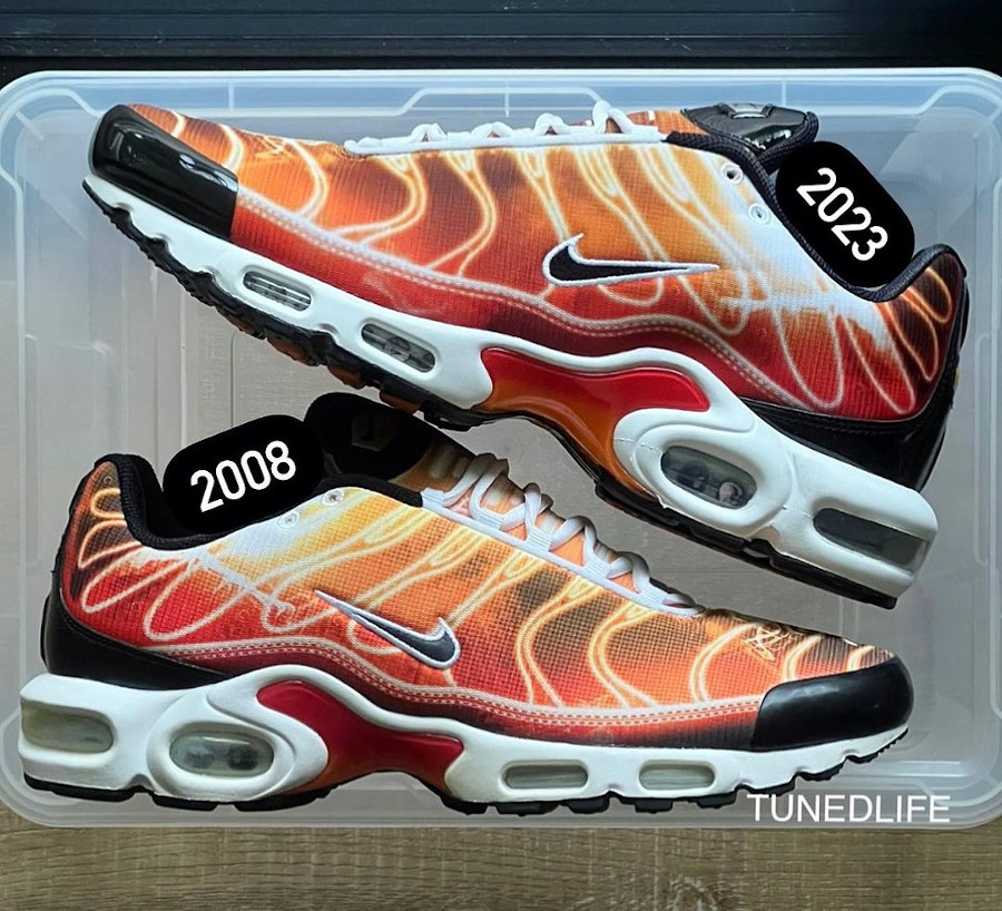 Nike Air Max Plus Light Photography 2023 vs 2008