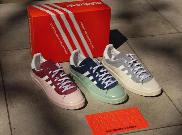 adidas boost Campus 80s x Cali DeWitt trempees dans la peinture 600x447