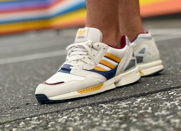 adidas ZX 8000 Preloved Yellow Collegiate Burgundy IE0550