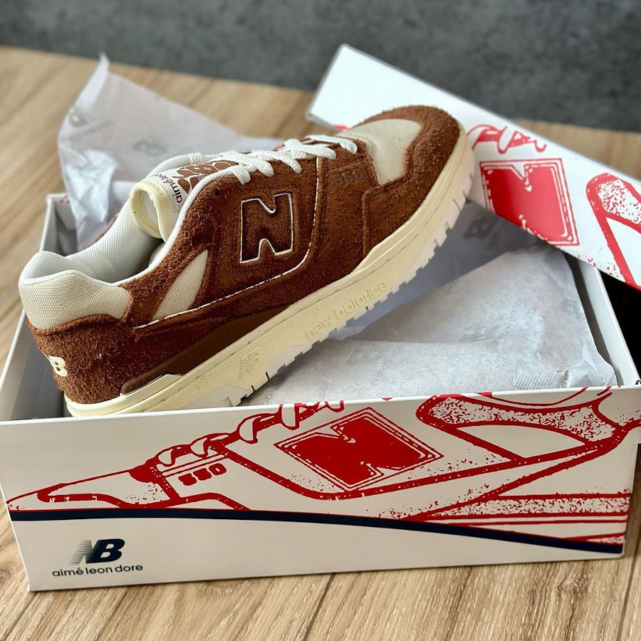 NB 550 x Aime Leon Dore ALD nounours marron BB550DB1