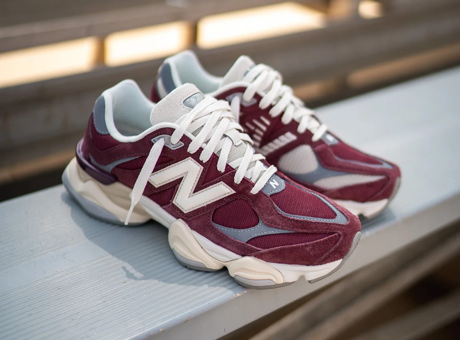 NB 9060 Washed Burgundy Bordeaux Beige U9060VNA