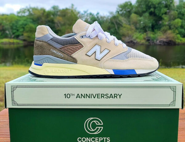 Cncpts x new balance 998 mint deals money green