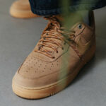 Nike Air Force 1 Low Wheat Flax 2023 on feet CJ9179-200