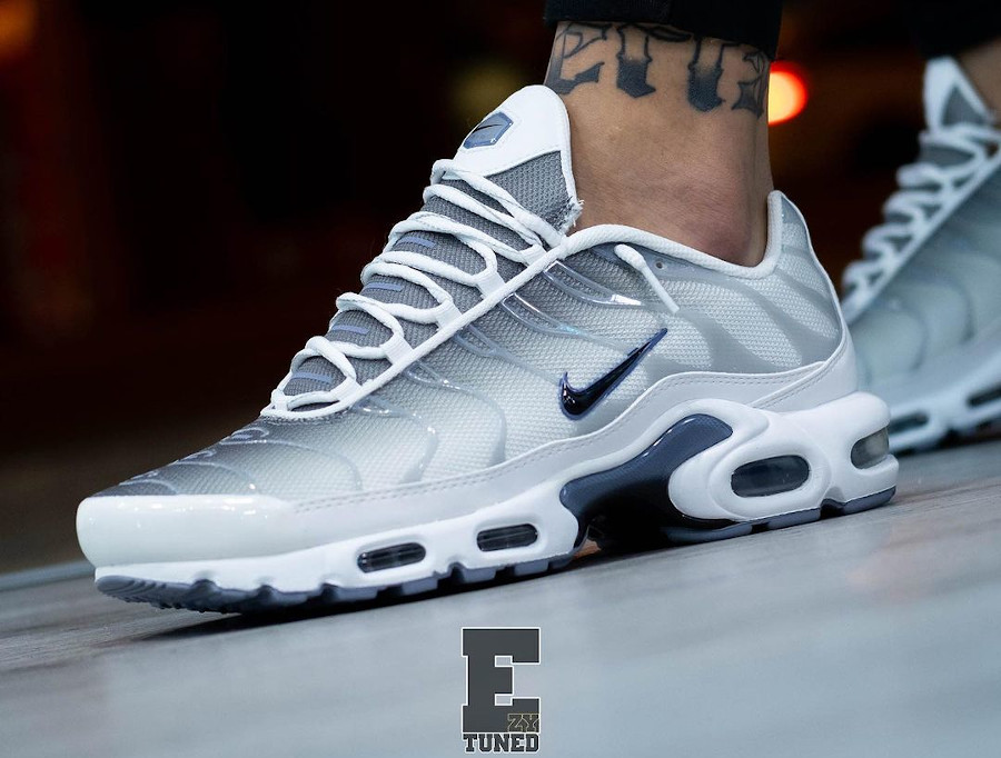 Nike Air Max Plus White Ashen Slate Smoke fade pas cher