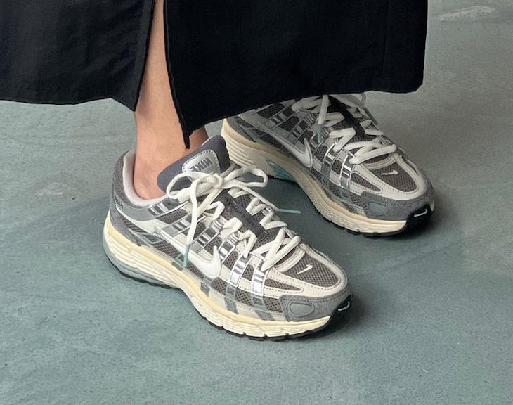 Nike p 6000 sales metallic silver femme