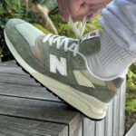 New Balance Pantalones Cortos Impact Run 7 Fall Winter 2023 (made in USA) on feet