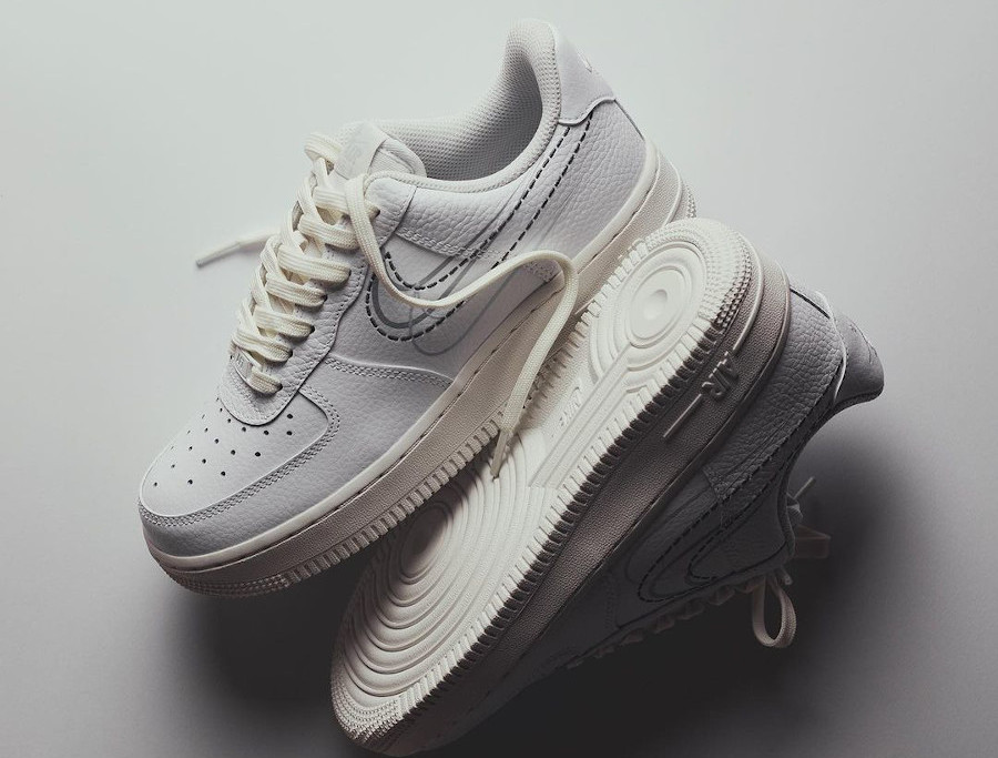 Nike AF1 Low Multi-Swoosh White Light Smoke Grey FV0951-100