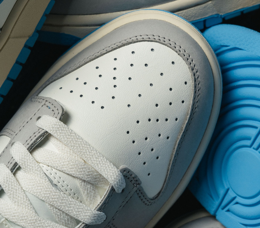 Nike Dunk Low Vintage grise et bleu clair (2)