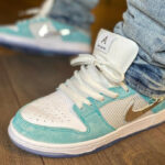 Nike SB x April Skateboards Dunk Low Pro QS on feet