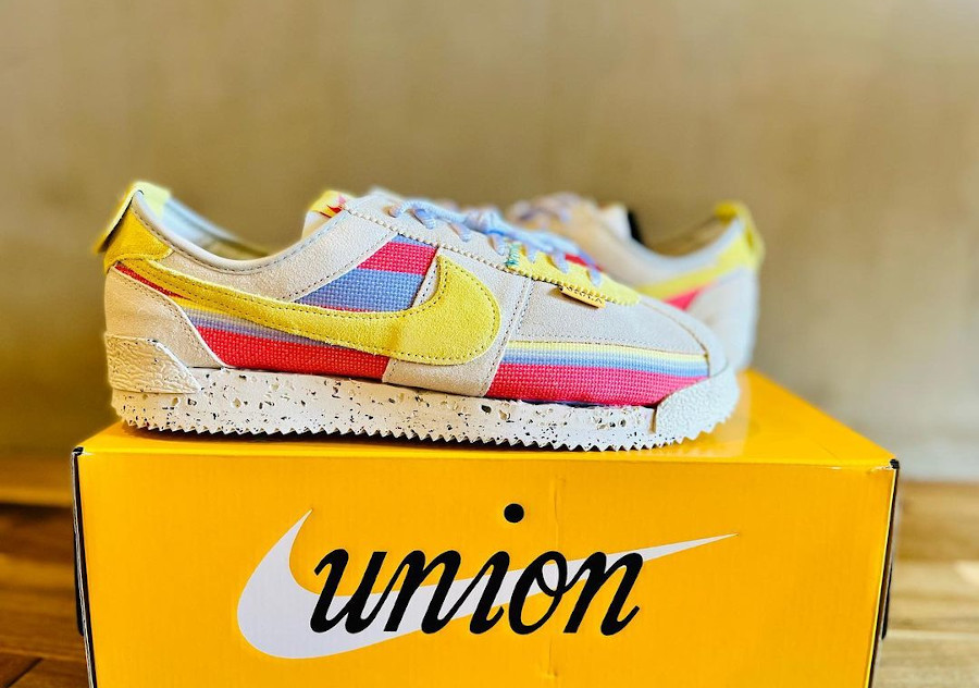 Union x Nike Cortez SP Lemon Frost pas cher