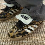 WB x adidas Samba Dark Brown Pony Hair on feet (3)