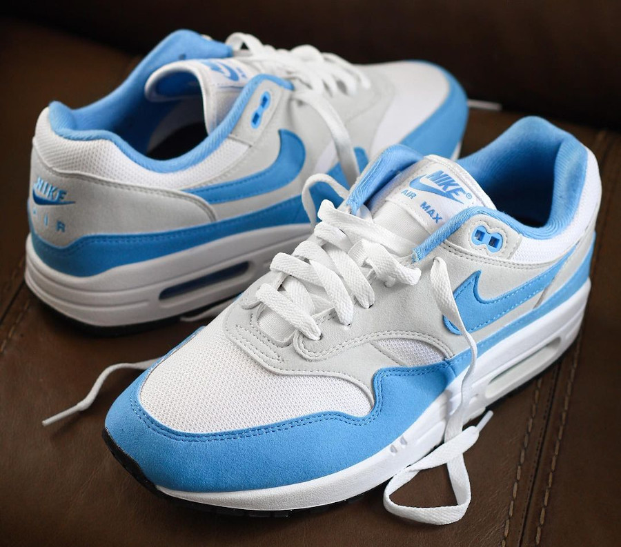 Nike Air Max 1 University Blue 2023 UNC Bleu Ciel FD9082 103