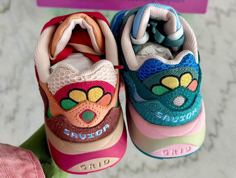 Saucony Grid Shadow 2 x Jae Tips Whats the Occasion Multicolore