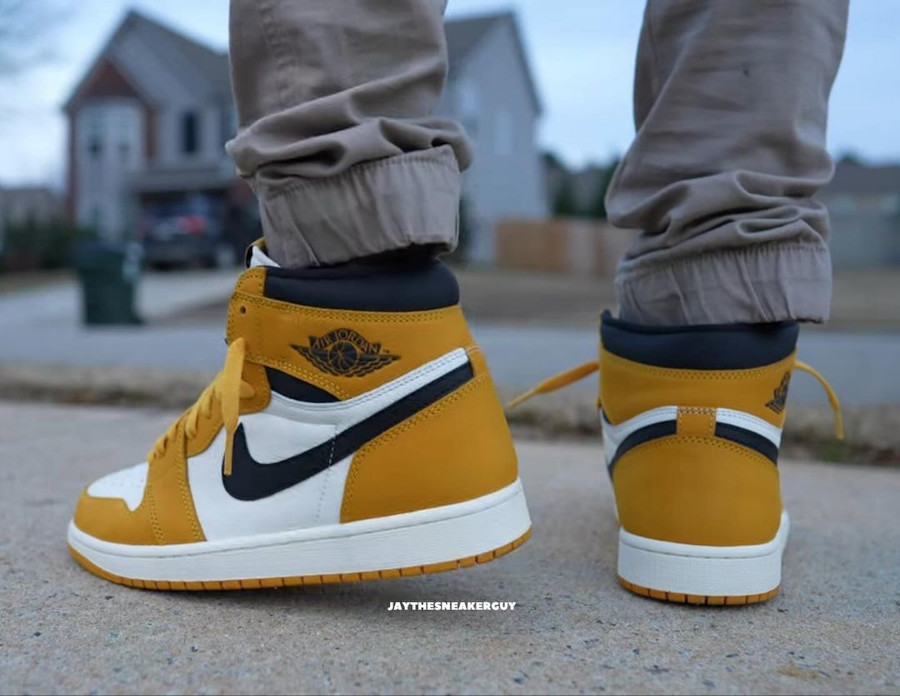 Yellow Ochre 2024 la AJ1 High Chicago vire au jaune moutarde