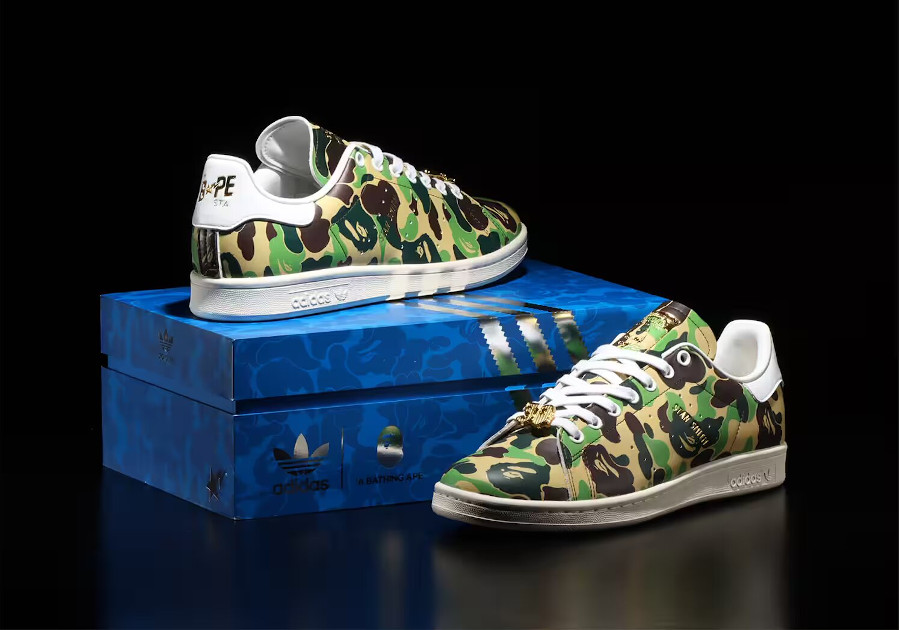 Bape x adidas Stan Smith ABC Camouflage